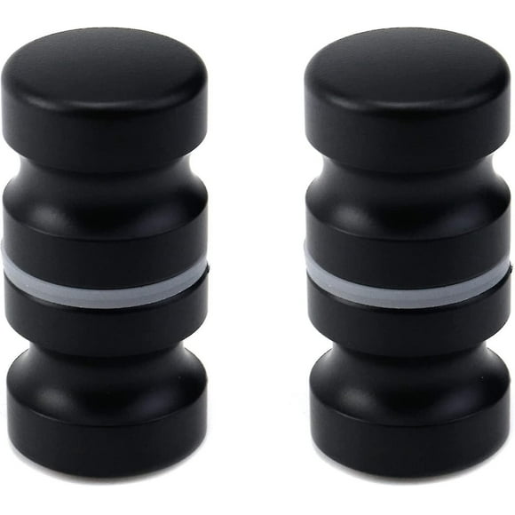2pcs Black Bathroom Pull Handles, Shower Glass Door Knobs, Back To Back Shower Door Knobs