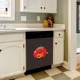 thumbnail image 3 of Tomate bailando Dishwasher Magnet Cover Decorative Sticker for Home Cabinet Kitchen 23" x26", 3 of 5