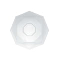 thumbnail image 4 of Bloem Tuxton 10" Modern Plastic Planter - Geometric Indoor/Outdoor 2.7 Gal Capacity Pot, White, 4 of 7