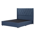 thumbnail image 1 of Box Base Cama Individual + Cabecera Aurora Azul, 1 of 8
