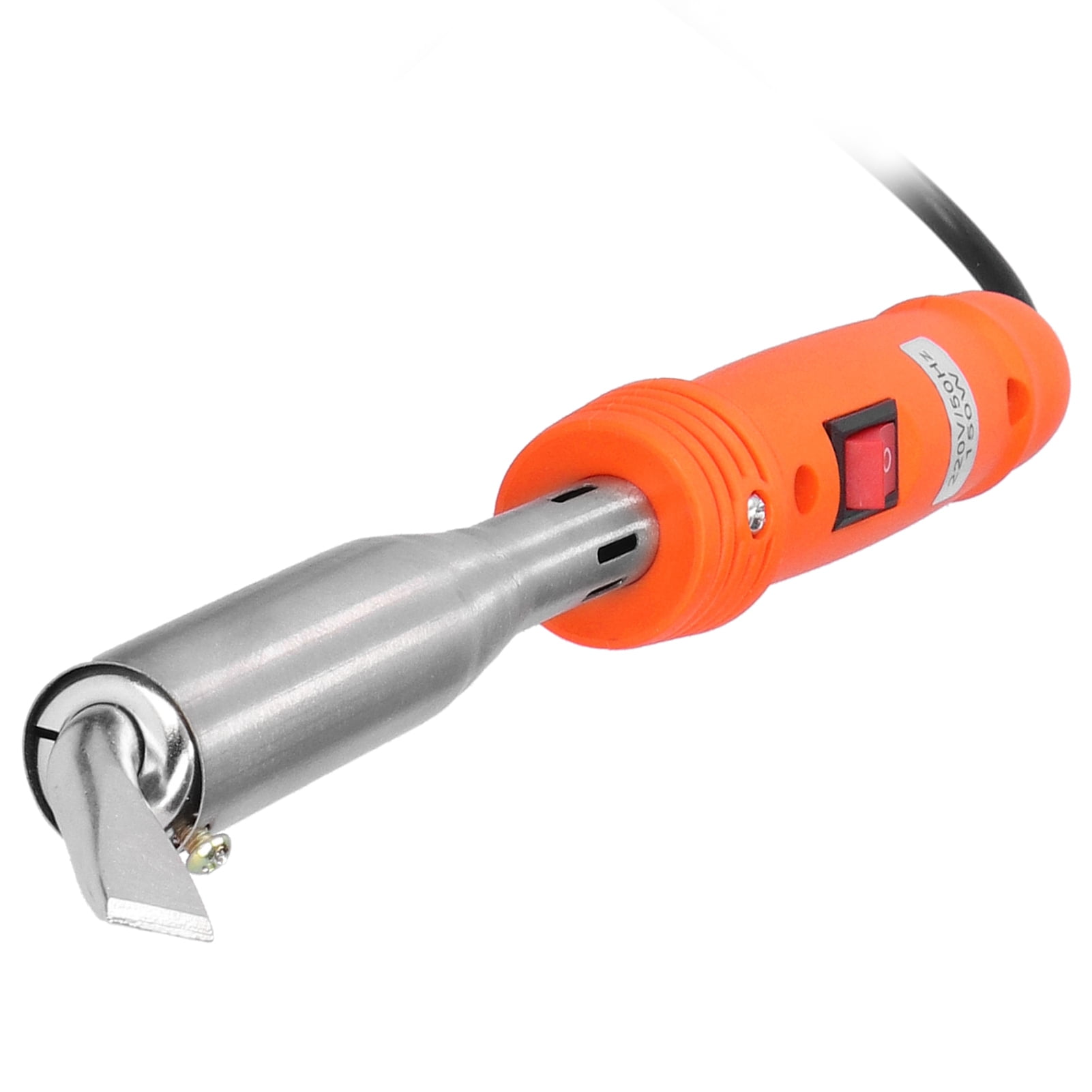 Suodoka 150W 220V Electric Soldering Iron with Elbow Tip & Power Switch, Heat-Resisting Handle Repair Tool, Orange/Silver, 12.0 in / 30.5 cm