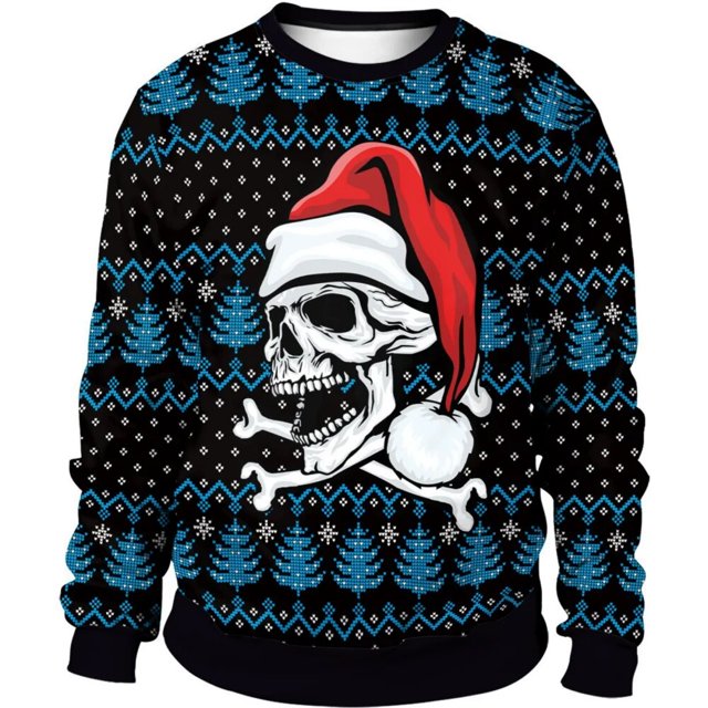Vestido navideño para hombre y mujer, ropa gráfica, Top de manga larga de gran tamaño, Jersey Universal a la moda, novedad de 2024