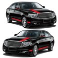 thumbnail image 5 of Walbest Universal Car Auto Sporty Racing Stripe Sticker Set, 2 Pack Rearview Mirror Stickers + 1Pack Car Hood Sticker + 2 Pack Car Body Stickers, 5 of 7