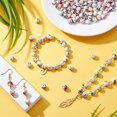 thumbnail image 2 of Perlas de porcelana con forma de flor de 8 mm, de Beads PH PandaHall, 200 unidades, 2 of 7
