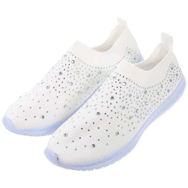 BRIGHTFUFU 1 par de zapatos para correr descalzos, mocasines transpirables, zapatos deportivos brillantes