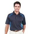 thumbnail image 1 of Monterey Club Men's Bamboo Charcoal Blend Contrast Golf Polo Shirt #1081, 1 of 2