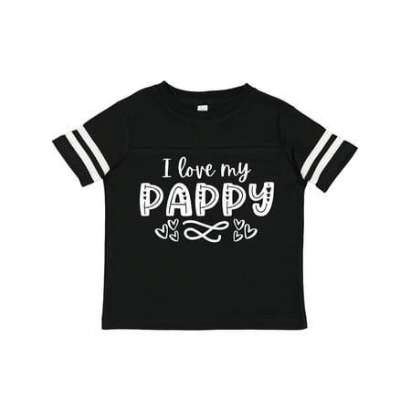 

Inktastic I Love My Pappy with Hearts Gift Toddler Boy or Toddler Girl T-Shirt