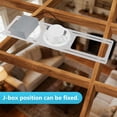 thumbnail image 5 of HKMGT LED Recessed Light Mounting Plates 2 to 6.3 Inch, Galvanized Steel for New Construction & Remodeling (24-Pack), 5 of 8