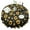 Black Sunflower Daffodil, variant on Black Sunflower Daffodil Pattern Round Tablecloth 60"x60",Wrinkle Wipeable Table Cloth for Kitchen Dining Room Picnic Patio Party