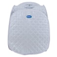 thumbnail image 4 of Durasage Pop-Up Portable Steam Sauna Spa, - 800W Steam Generator, Foldable Tent, Timer Control, Indoor Home Use, Includes Chair & Storage Pocket - silver, 4 of 9