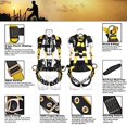 thumbnail image 3 of WELKFORDER 3D-Rings Fall Protection Safety Harness With Waist Tounge Buckle|Leg Tounge Buckles|Waist & Shoulder Pad Support, 3 of 6