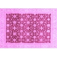 thumbnail image 1 of Ahgly Company Indoor Rectangle Oriental Purple Modern Area Rugs, 8' x 10', 1 of 4