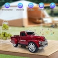 thumbnail image 5 of Bluetooth Speaker 1953 Hot Rod Pickup Truck Replica FM Radio LED AUX USB Rechargeable Audio Red, 5 of 10