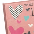 thumbnail image 5 of Creative Products You Fill My Heart With Love 11x14 Canvas Wall Art, 5 of 5