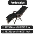 thumbnail image 2 of 47X19 inch Lounge Chaise Chair Cushion, Soft Chaise High Back Cushion Outdoor/Indoor Rocking Chair Cushions with Ties, 2 of 7