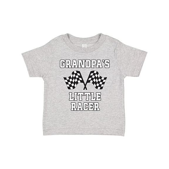 Inktastic Grandpa Little Racer Car Racing Boys Toddler T-Shirt