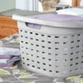 thumbnail image 6 of Sterilite Weave Laundry Basket with Wicker Pattern, Cement Gray (36 Pack), 6 of 11