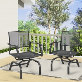 Goorabbit Outdoor Rocking Chairs Metal Brown Paint Rhombus Shape Outdoor Park Leisure Iron Rocking Chair Walmart