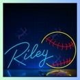 thumbnail image 4 of Shinelab Baseball Neon Sign, Baseball Neon Light For Kids, Baseball Led Sign Wall Art Decor 2394, 4 of 5
