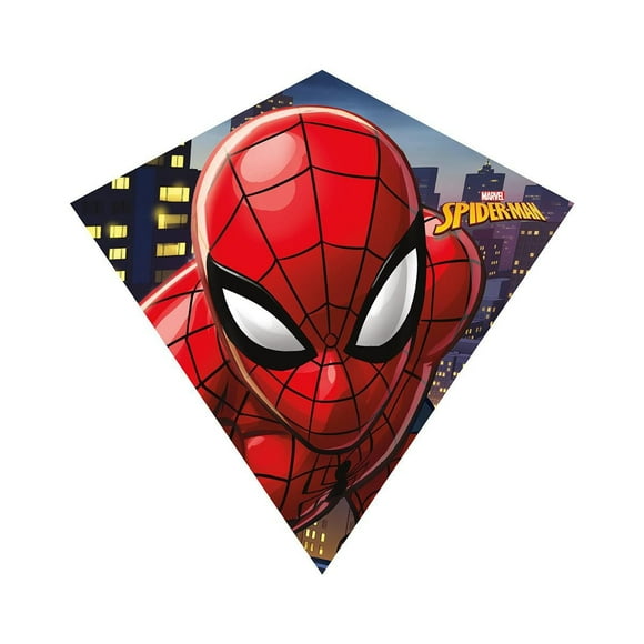Cerf-volant diamant en nylon de luxe sous licence X Kites, 25 pouces - Spider-Man