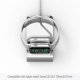 thumbnail image 5 of Estación de Carga Likrtyny Soporte para Apple Watch Aluminio Plata T025, 5 of 6
