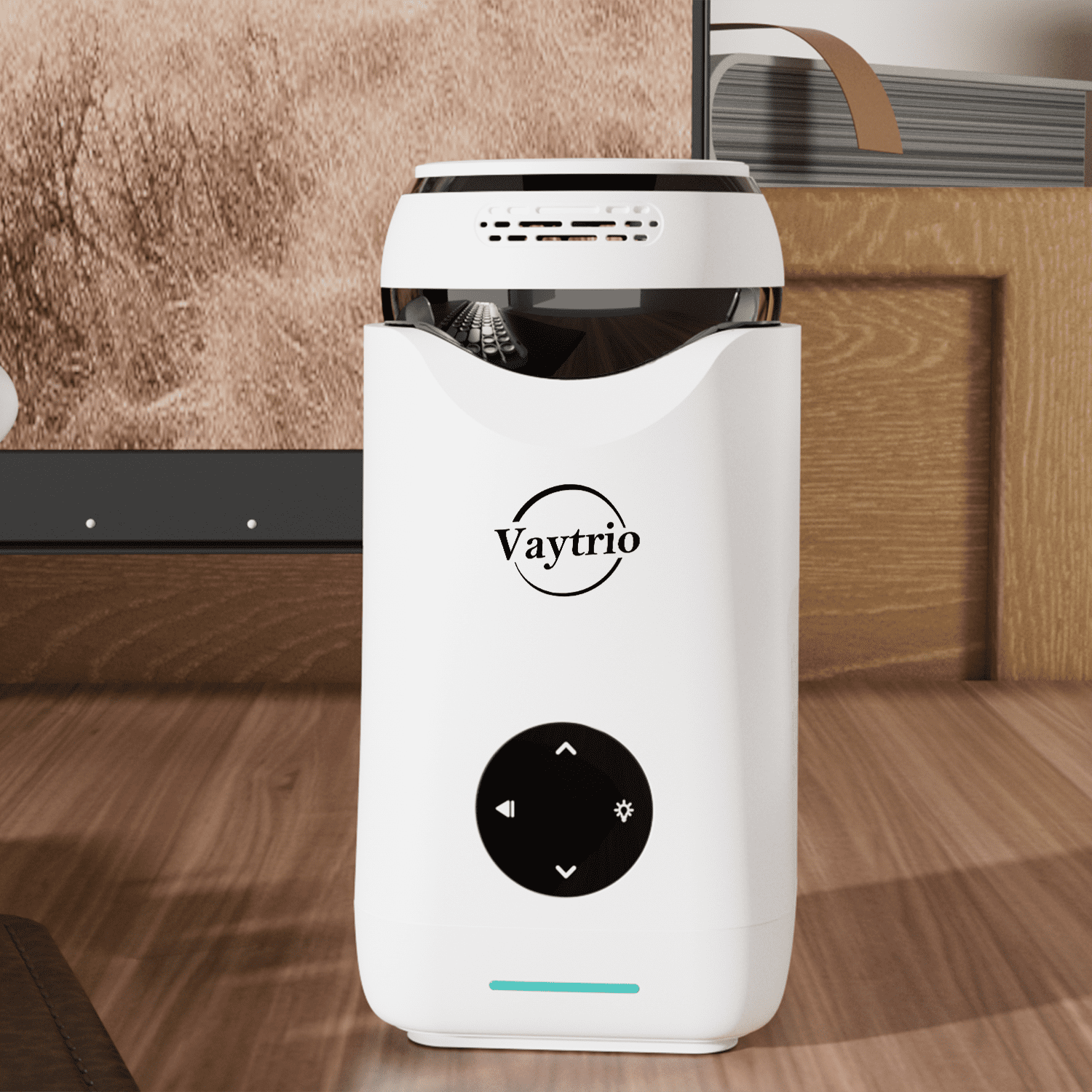 Vaytrio 3 in 1 Charging Station for Apple - Qi2 Certified, 15W, Magnetic Rotating Wireless Charger Stand for iPhone 16-12 / Apple Watch / Airpods Series (Charger & USB-C Included)