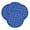 Cobalt Blue, variant on Fennco Styles Provato Collection Contemporary Floral Cutwork Felt 15" Round Table Mats, Set of 4