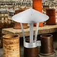 thumbnail image 4 of EXHUMKY 1Pack Silver Chimney Cap High Wind Protection for Home Outdoor Use 27.00X24.00X24.00CM, 4 of 4