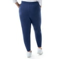 thumbnail image 4 of Terra & Sky Women's Plus Size Fleece Sweatpants, 2-Pack, 4 of 11