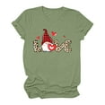 thumbnail image 5 of Tbopshirt Valentine's Day T-Shirts Short Sleeve Graphic Tees,Summer Plus Size Tops,Women Fashion Valentines Day Crew Neck Printed Pullover Casual Loose Womens Tops S-XXXL, 5 of 7