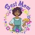 thumbnail image 2 of Junior's Encanto Julieta Best Mom Circle  Graphic Tee Light Pink X Large, 2 of 3