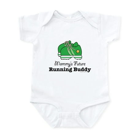 

CafePress - Mommy s Future Running Buddy Infant Bodysuit - Baby Light Bodysuit Size Newborn - 24 Months