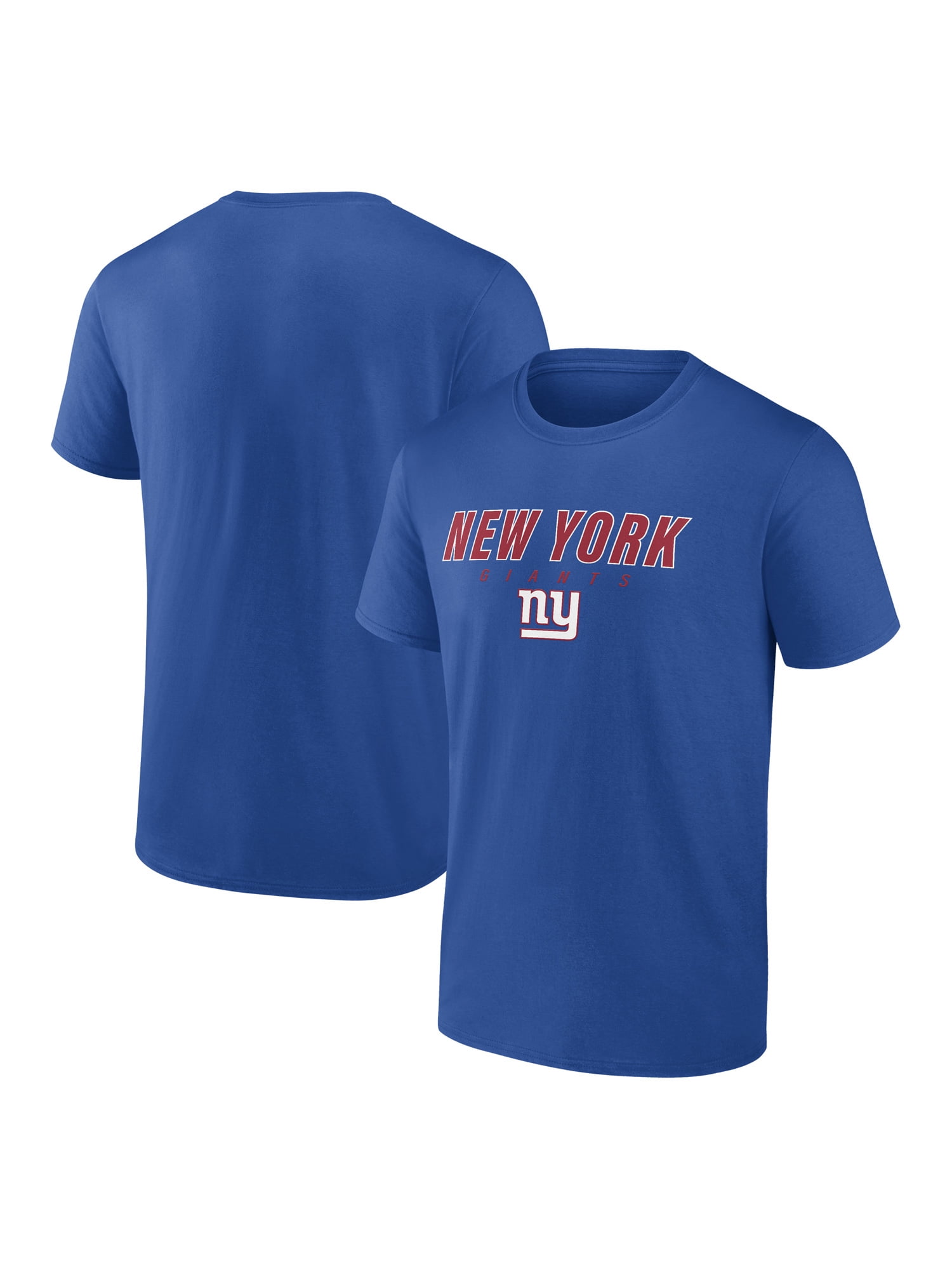 NFL New York Giants Men's Cotton Blue Short Sleeve T-Shirt