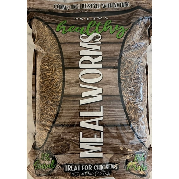 Zylina Healthy Mealworms for Chickens, 5 Lb. Bag - Quantity 1