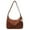 Coffee, variant on Suede Shoulder Bag Causal Crossbody Bag Crescent Hobo Bag For Women (Coffee)
