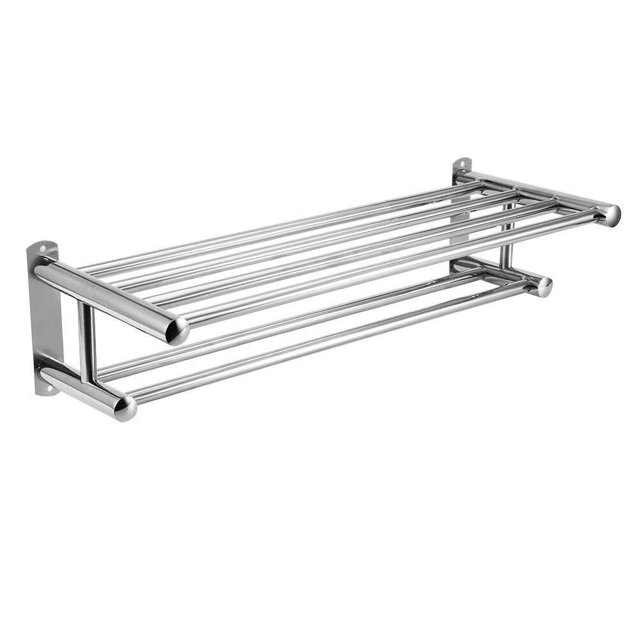 Toallero para BañO, Toalleros de BañO de Pared, Toalleros de BañO de Pared Acero Inoxidable, Estante de baño Estante de Almacenamiento, para BañOs en Hogares y Hoteles(57.6 x 22.3 x 15.5 cm)