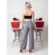 thumbnail image 3 of Pantalón Palazzo para Mujer Pantalón Holgado de Cintura Elástica con Jareta, 3 of 5
