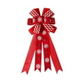 thumbnail image 1 of Liyamei Couronne Nœud Ruban Couronne Festive Maison, 1 of 3