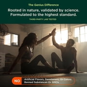 The Genius Brand Organic Mushroom Coffee + Collagen - Daily Energy Support - Healthy Immune Function - Arabica Coffee with Cordyceps, Reishi & Lions Mane Mushroom Blend - 10.6 oz (30 Servings)