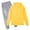 A01-Yellow, variant on Caqnni Girls Sweatsuit: Durable, Easy-to-Clean Hoodie and Pants for Active Play and Creative Messy Fun(A01-Navy,5-6)