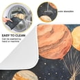 thumbnail image 2 of Yayeee Dish Drying Mat for Kitchen Counter 16"x18" Microfiber Absorbent Pad, Retro Watercolor Planet, 2 of 7