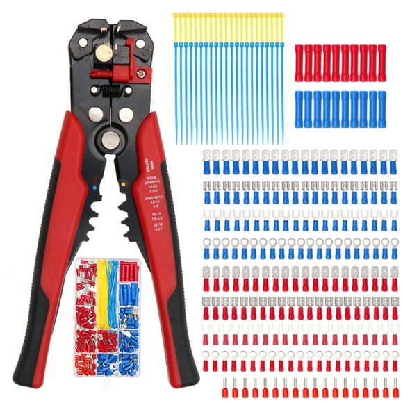 260PCS Crimp Cable Terminals Set Kit Heat Shrink Insulated Wire Electrical Connector Assorted Box with
