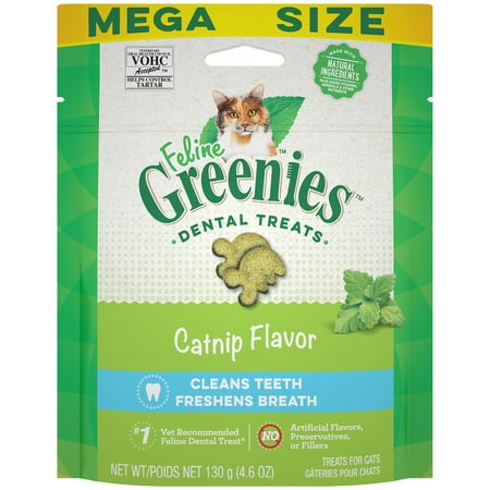UPC: 0642863111372 | Greenies Catnip Flavor Dental & Crunchy Treat for Cat  4.6 oz.