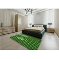 thumbnail image 4 of Ahgly Company Indoor Rectangle Patterned Deep Emerald Green Area Rugs, 2' x 3', 4 of 6