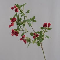 SLYNSHome Fake Rose Flowers Artificial Rose Greenery No Fade Faux Rose Plants for Wedding Bridle Bouquet Outdoor Home Garden Kitchen Office Table Vase,Wedding Essentials