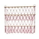 thumbnail image 4 of Hamaca tejida a mano de macramé con borlas para guardar peluches rosa, 4 of 9