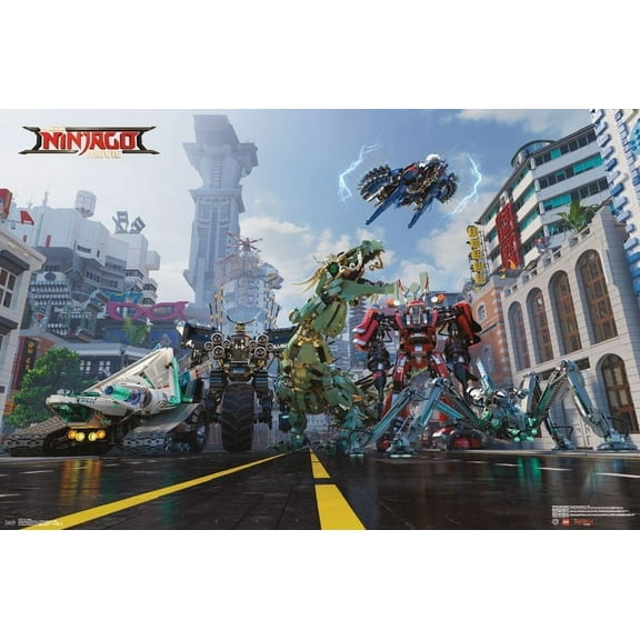 Lego Ninjago - Mech Laminated Poster Print (34 x 22)