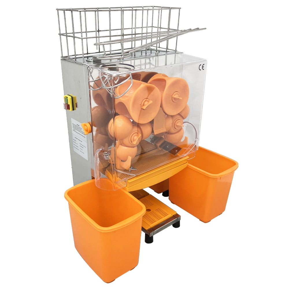 Commercial Orange Juicer Electric Press Juicing Machine Juice Squeezer with Two Buckets