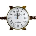 thumbnail image 5 of Nagina International Nautical Handcrafted Wooden Premium Wall Decor Wooden Clock Ship Wheels | Pirate's Accent | Maritime Decorative Time's Clock (36 Inches, Clock Size - 8 Inches), 5 of 5