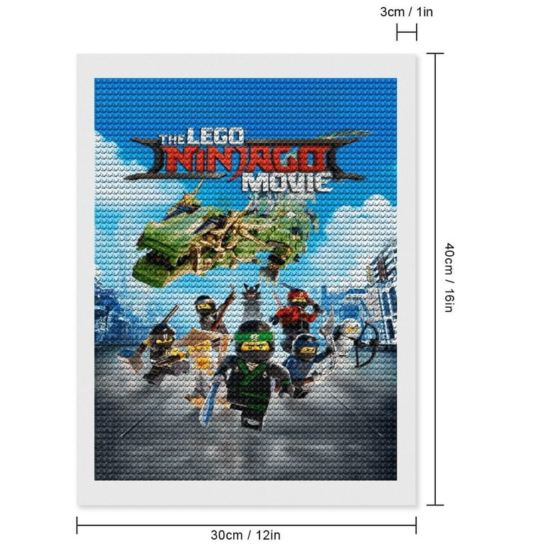 Ninjago Diamond Art Kits for Adults Beginners Round 5D Paint with